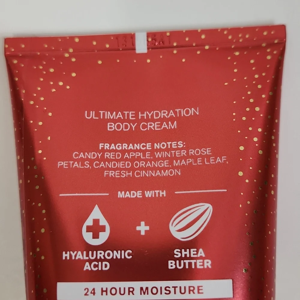 Bath & Body Works Winter Candy Apple Ultimate Hydration Body Cream 8‎ oz NEW